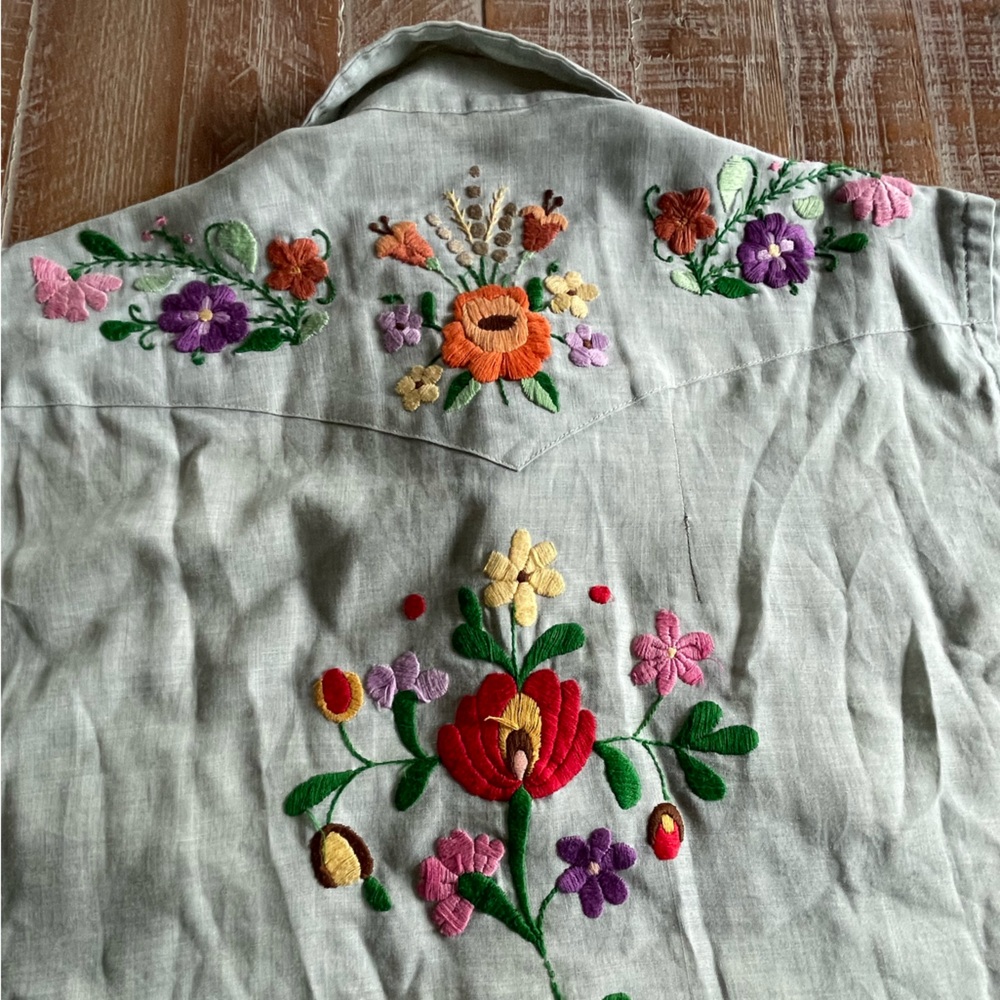 Wrangler permanent press shirt with embroidery - Picture 8 of 16